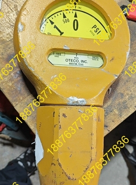 石油装备，美国进口OTECO INC压力表，成色如图所示，单 议价