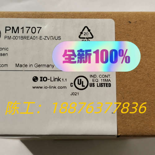 全新原装正品IFM易福门 PM1707 压力传感器。项目剩余议价