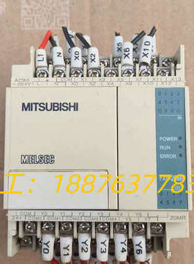 三菱PLC，型号 FX1S-20MR-001控制器，原装拆机议价