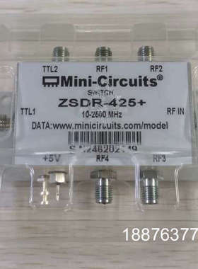 全新美国 Mini-Circuits 射频开关 ZSDR-4议价