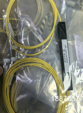 全新光纤跳线 CPL 1210-S1072073。黄色线缆，