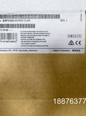 6GF3420-0AC00-1LK0  J年 原装原标议价