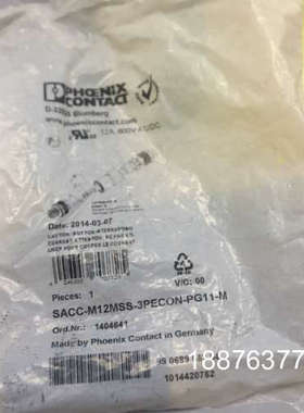 菲尼克斯电源连接器 - SACC-M12MSS-3PECON