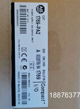 AB    1769-PA2     全新已拆封正品机，功能