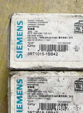3RT1015-1BB42全新两个库存包装差 两个打包议价
