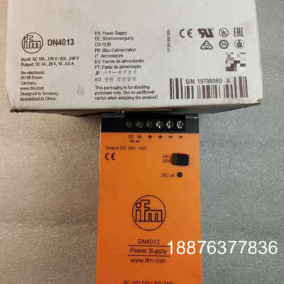 包邮原装正品IFM易福门 DN4013开关电源现货全新原装，
