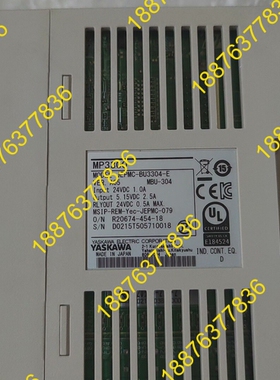 安川控制系统用JEPMC-BU3304-E配CPU-301控 议价