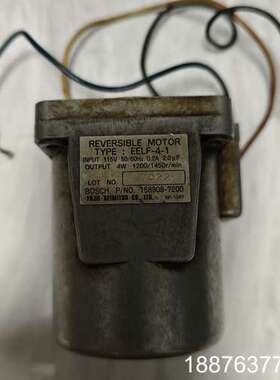 博世可逆电机EELF-4-1，115V输入，输出4W，转速1议价