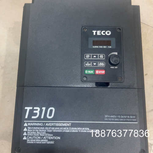 东元变频器,型号T310-4020-H3C,口罩机溶喷布机拆议价
