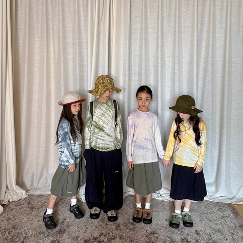 yummyrocky亲子轻量防泼水A类面料运动大口袋冲锋裤/冲锋裙