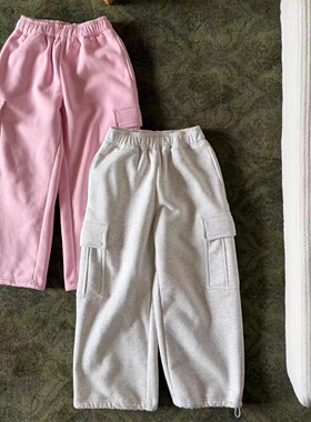 yummyrocky【校服神器】5A抑菌永久抗静电加绒保暖工装卫裤