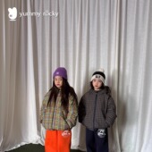 超蓬松超保暖双面穿连帽羽绒服 无补YR 95木拉鸭绒 棉服