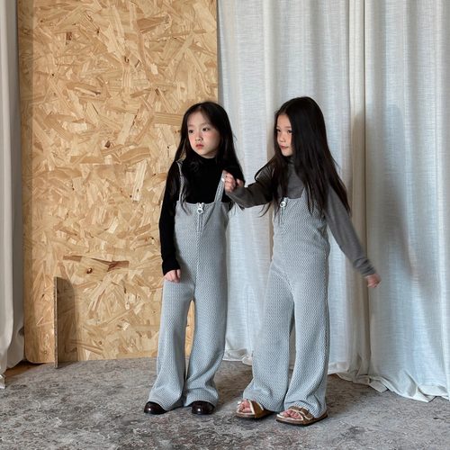 yummyrocky永久抗静电波浪绒A类轻量保暖背带裤