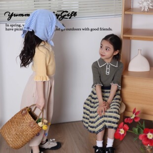 【777】yummyrocky XUPW棉羊绒polo短袖/8分阔腿裤