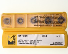 原装美国肯纳数控刀片RCMT10T3M0 KC5010圆形车刀片