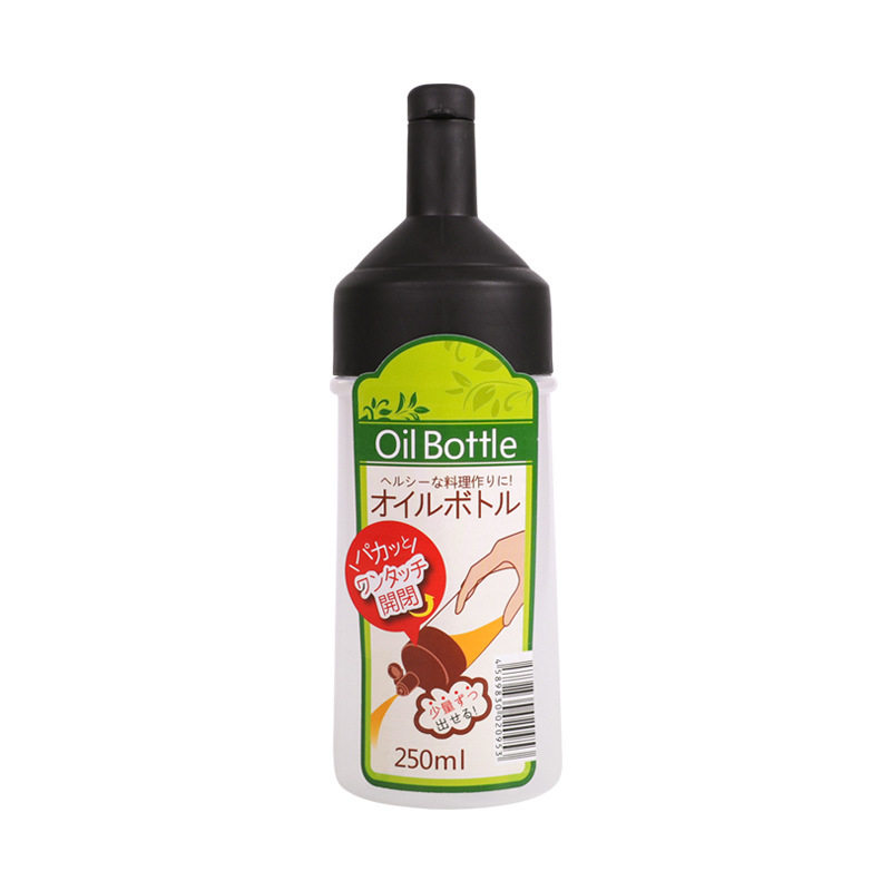 日本进口挤压式油壶酱油瓶调味瓶沙拉酱瓶塑料挤压式控油壶调料瓶
