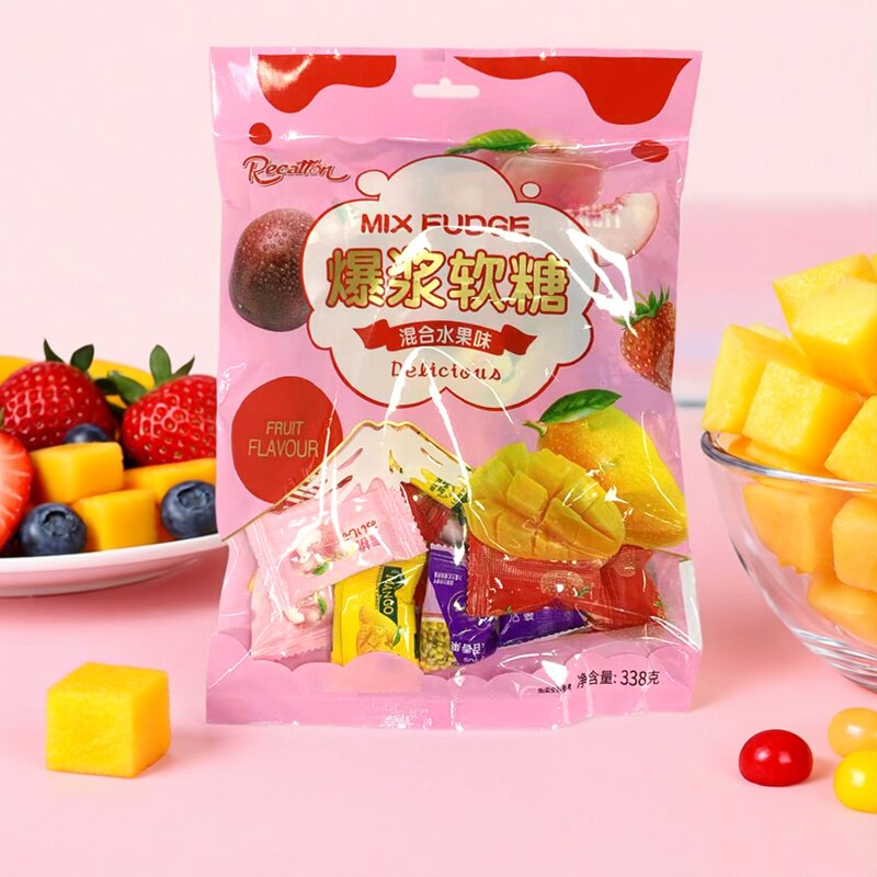 威卡伦送礼水果味夹心软糖果零食