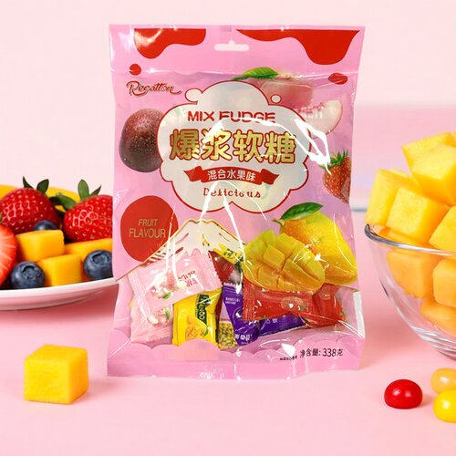 威卡伦送礼水果味夹心软糖果零食