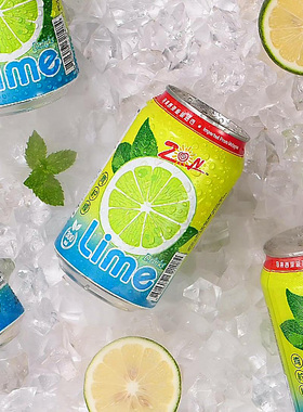6听装】正品越南进口ZON青柠檬味饮料300ml无气网红解腻果汁饮料