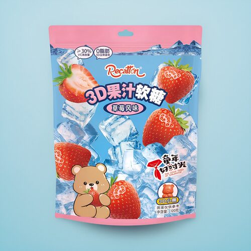 威卡伦3D果汁软糖含VC添加0脂肪卡通造型儿童零食糖果休闲零食