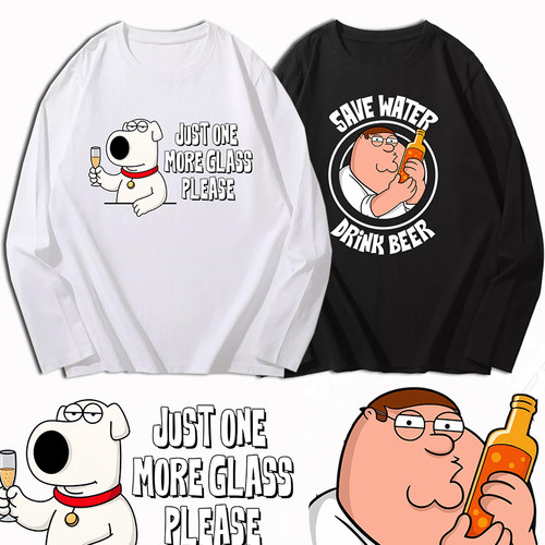 FamilyGuy恶搞之家长袖t恤衫