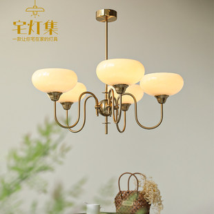 中古客厅吊灯包豪斯法式餐厅vintage复古创意侘寂风卧室灯