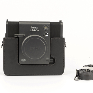 适用 拍立得 wide Evo 相机包 保护壳 复古PU包 收纳包 斜挎包