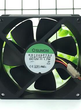KD1209PTS2 9025 12V 1.7W 9CM/厘 3线机箱散热风扇