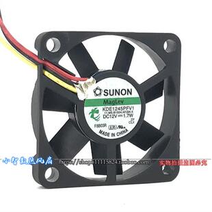 4.5CM磁悬浮风扇 4510 12V 1.7W KDE1245PFV1机箱 散热