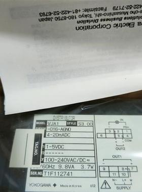 JUXTA信号转换器VJA1-016-A6N0RTD双输出VJR6-026-166U