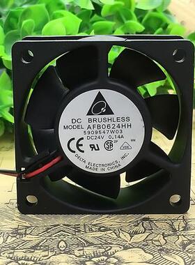 6025 AFB0624HH 24V 0.14A 6CM变频器风扇60*60*25MM