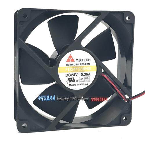 正品 Y.S.TECH FD241238HB 12038 24V 0.36A 变频器散热风扇