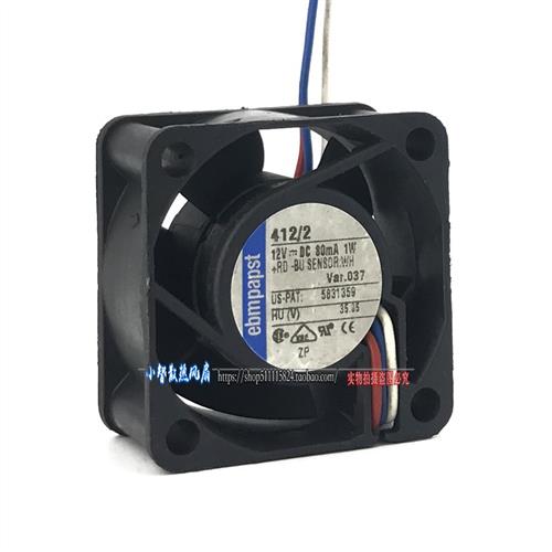 德国/  /2 4CM散热风扇风机12V 1W 80MA 4020 静音