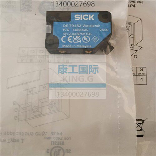 IQ12-04BPSKW2S/1055428现货德国SICK原装进口电感式接近开关IQB