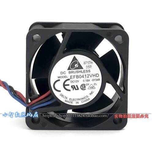 4CM 交换机 南北桥 机箱散热风扇EFB0412VHD 4020 12V 0.18A