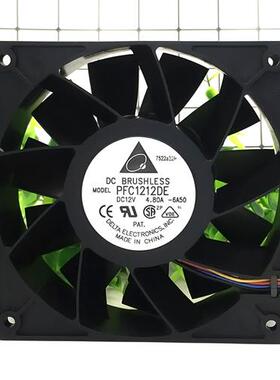 PFC1212DE超大风量暴力12038机箱S7 S9 12CM散热风扇12V 4.8A