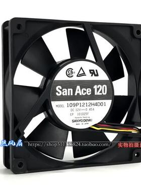 SanAce120 109P1212H4D01 12V 0.45A 12025 12cm 变频器 散热风扇