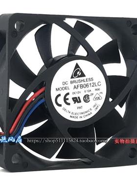原装6CM厘米6013 12V 0.12A静音机箱电源散热小风扇AFB0612LC