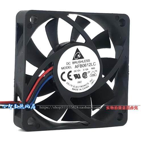 原装6CM厘米6013 12V 0.12A静音机箱电源散热小风扇AFB0612LC