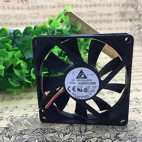 8CM 散热风扇 静音 机箱 电源12V 0.17A 8015  AUB0812MB