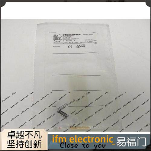 易福门传感器电感式接近开关IE5338 IEBC003BASKG/AS-514