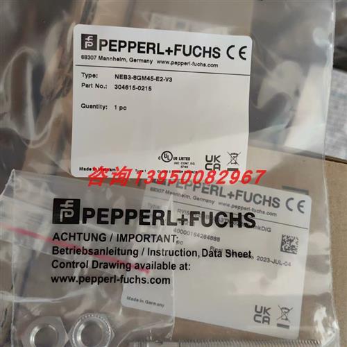 NEB3-8GM45-E2-V3电感式接近开关/传感器(304615-0215)包邮