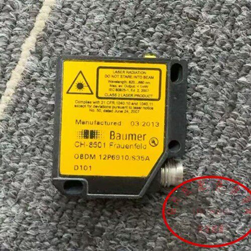 Baumer堡盟的激光传感器型号是OBDM 12P6910/S35A。