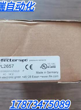 全新原装正品 IFM PL2657 传感器 现货销售
