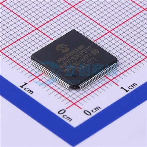 原装正品DSPIC33EP512MU810-I/PT TQFP-100(12x12)数字信号处理器