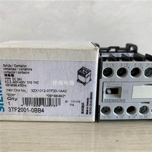 全新原装接触器3TF2001-0BB4 3TF2001-OBB4