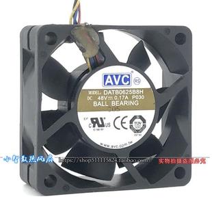 奇宏 DATB0625B8H 6025 0.17A 四线PWM调速散热风扇 48V 正品
