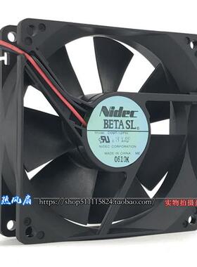 Nidec 9CM风扇  静音 电源 机箱 散热  D09T-12PH 9025 12V 0.17A