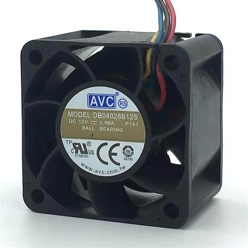 原装AVC DB04028B12S 4028 12V 0.96A 4CM4针PWM暴力机箱散热风扇