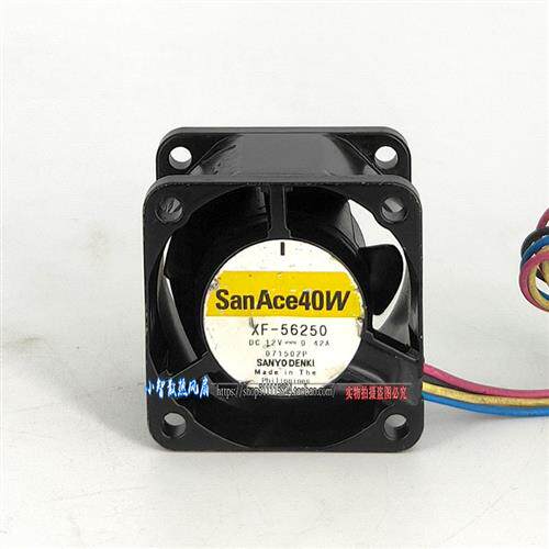原装日本SANYO XF-56250 12V 0.42A 4CM铝框散热风扇4028 防水IP6